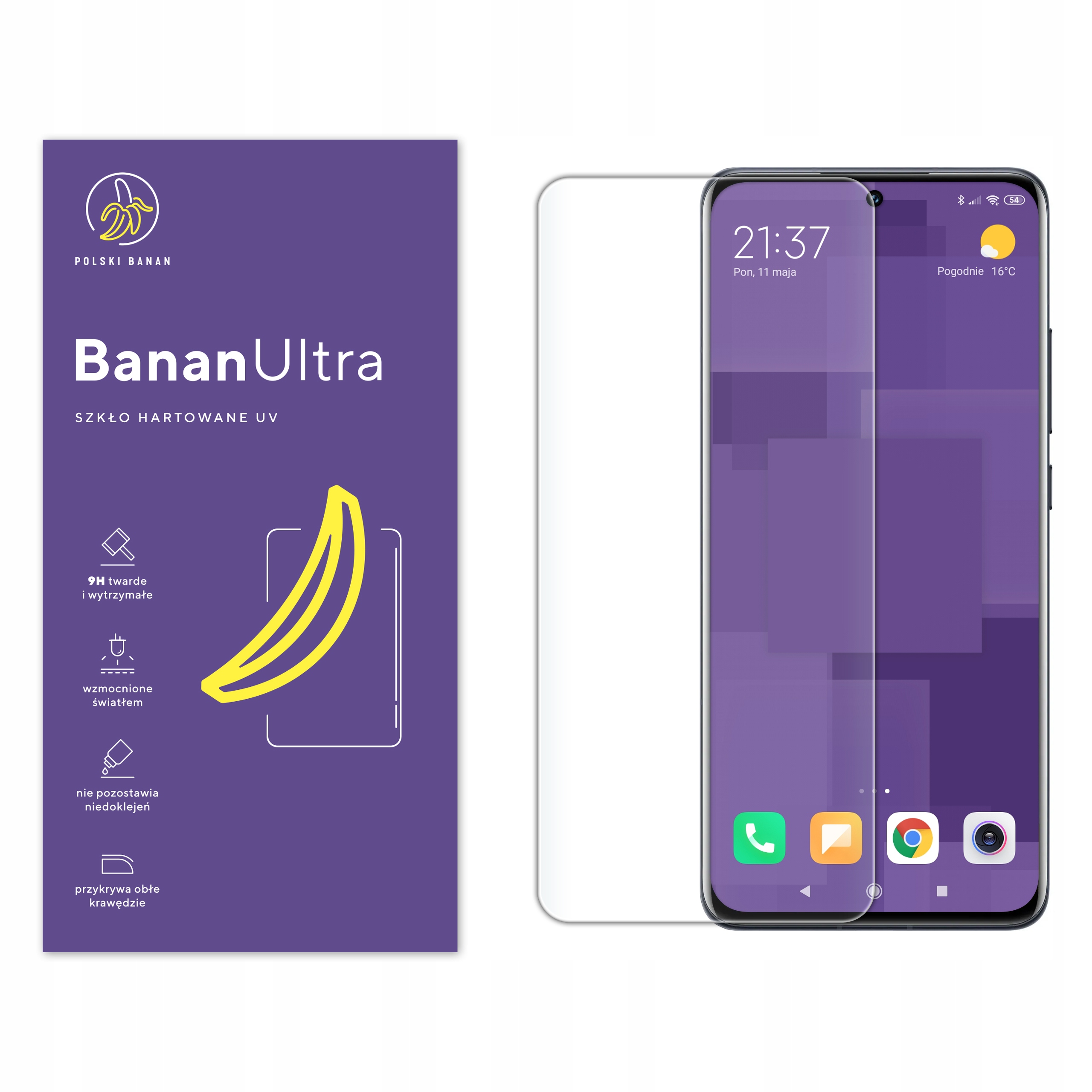 Tvrdené sklo Polish Banana pre Xiaomi 12 / 12X 1 ks.
